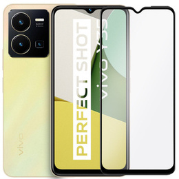 3D tvrdené sklo pre Vivo Y35, čierne