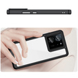 Obal na mobil pre Xiaomi 13T / 13T Pro, Fusion Hybrid, transparentné / čierne