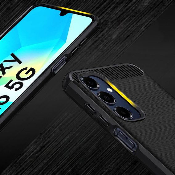 Obal na mobil pre Samsung Galaxy A16, Carbon, čierne