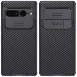 Puzdro pre Google Pixel 7 Pro 5G, pancierované Nillkin, CamShield Pro, čierne