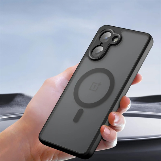 Puzdro pre OnePlus Nord CE5, pre MagSafe, ERBORD Matt Case, čierny
