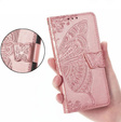 Klapkové puzdro pre T Phone 2 5G, Butterfly, ružové rose gold