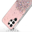 Obal na mobil pre Samsung Galaxy S22 Ultra 5G, Glittery, ružové