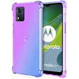 Puzdro pre Motorola Moto E13, Gradient Dropproof, Fialová / modrá