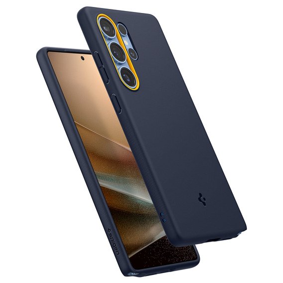Spigen puzdro pre Samsung Galaxy S25 Ultra, Nano Pop MagSafe, tmavomodré + tvrdené sklo 9H