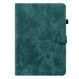 Obal na mobil pre Lenovo Tab M9, Wallet Pen Slot, zelený