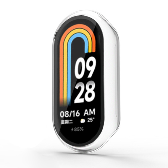 Puzdro 2v1 + tvrdené sklo pre Xiaomi Smart Band 10 / 9 / 8, čierne