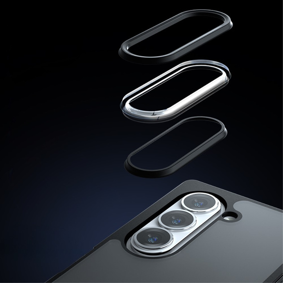 Obal na mobil pre Samsung Galaxy Z Fold6 5G, Fusion Hybrid, čierne