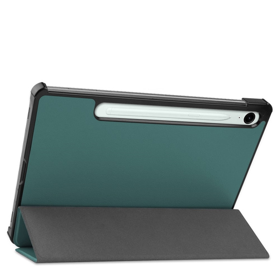 Puzdro pre Samsung Galaxy Tab S9 FE, trojskladové, zelené