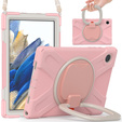 Detské puzdro pre Samsung Galaxy Tab A8 10.5 SM-X200 SM-X205, pancierované s popruhom, modré