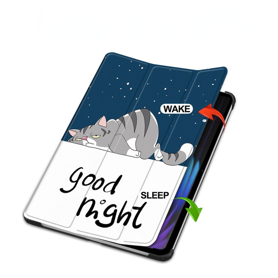 Puzdro pre Xiaomi Pad 7 / 7 Pro, Smartcase, sleeping cat