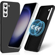 Obal na mobil pre Samsung Galaxy S23 Plus, Silicone MagSafe, čierne