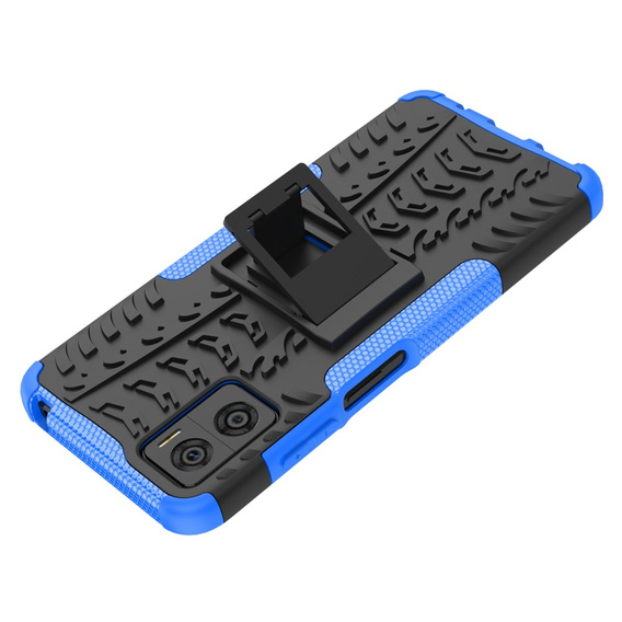 Obal na mobil pre Motorola Moto E22 / E22i, Tire Armor, čierne / modré