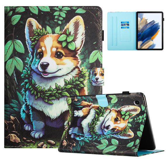 Obal na mobil pre Samsung Galaxy Tab A9 X110 / X115, corgi dog