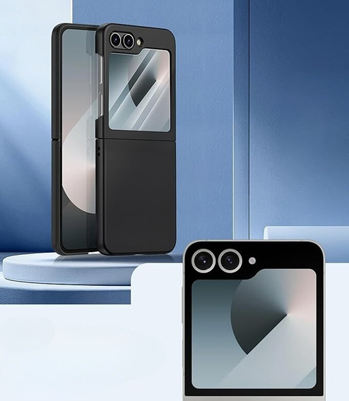 Puzdro pre Samsung Galaxy Z Flip7 FE / Z Flip6, PC Case, čierne