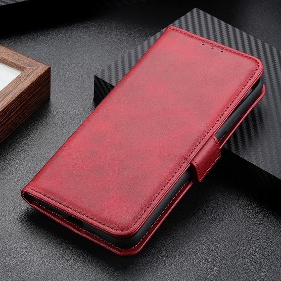 Klapkové puzdro pre Motorola Moto G53 5G / G13 / G23, Wallet, červené