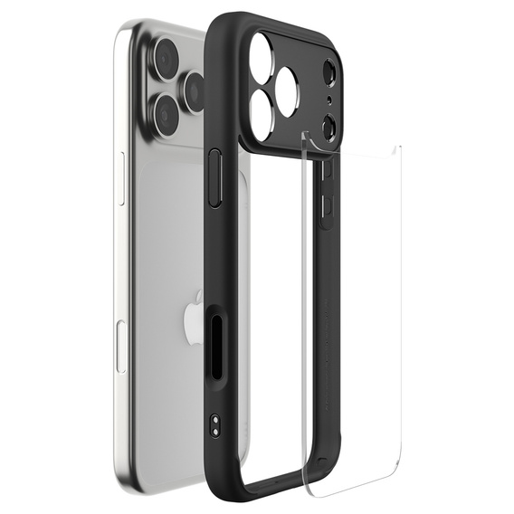 Spigen Ultra Hybrid Case pre iPhone 17 Pro, matná čierna