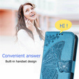 Klapkové puzdro pre Motorola Moto G32, Butterfly, modré