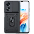 Obal na mobil pre Oppo A38 4G / Oppo A18 4G, CamShield Slide, čierne