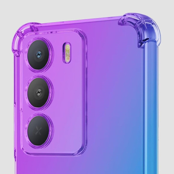 Puzdro pre Realme C71, Gradient Dropproof, Fialová / modrá