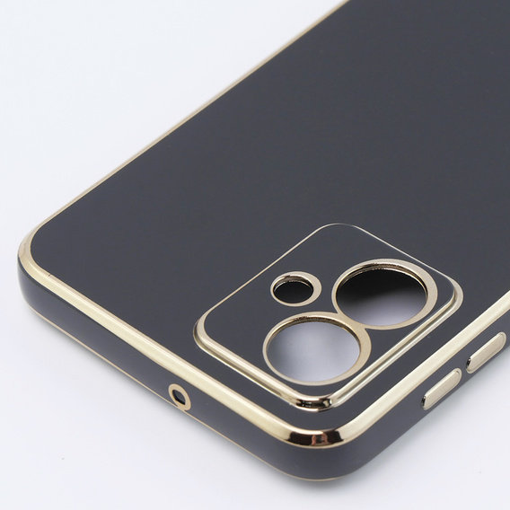 Puzdro pre Motorola Moto G54 5G, Glamour CamShield, čierne