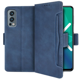 Klapkové puzdro pre OnePlus Nord 2 5G, Card Slot, modré