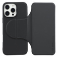 Puzdro X-LEVEL pre iPhone 16 Pro, Magnetic Card Holder, čierne