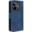 Klapkové puzdro pre Realme GT 7 / 7T, Card Slot, tmavomodré