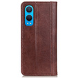Flipové puzdro pre OnePlus Nord CE4 Lite, Split Leather, hnedé