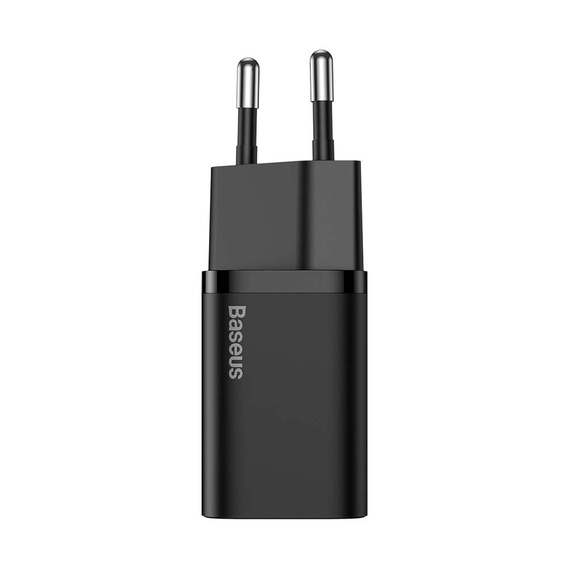 Sieťová nabíjačka Baseus Super Si PD 25 W USB-C + kábel USB-C, čierna