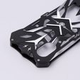 Pancierované puzdro pre Nothing Phone 2, Aluminum Alloy, čierne