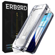 2x tvrdené sklo pre iPhone 16 Pro, ERBORD Easy App Full Screen Protector