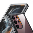 Puzdro pre Samsung Galaxy S22 Ultra, Shockproof, s fóliou, čierne