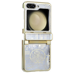 Puzdro pre Samsung Galaxy Z Flip 5 5G, Mechanical Legend, zlaté