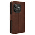 Klapkové puzdro pre Realme GT 6 / 6T, Card Slot, hnedé