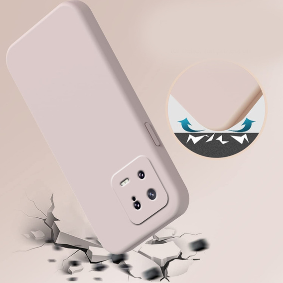 Obal na mobil pre Xiaomi 13 5G, Silicone Lite, ružové