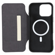 Puzdro X-LEVEL pre iPhone 16 Pro, Magnetic Card Holder, čierne