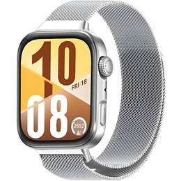 Milánsky náramok pre Huawei Watch Fit 4 / 4 Pro / 3, strieborný