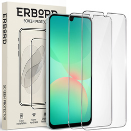 2x tvrdené sklo ERBORD 9H Hard Glass na displeji pre Samsung Galaxy A26 5G