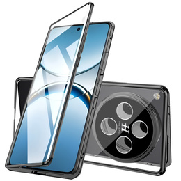 Puzdro pre Oppo Find X8 Pro, Magnetic Dual Glass, čierne