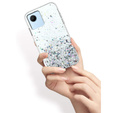 Obal na mobil pre Realme C30 / Narzo 50i Prime, Glittery, priehľadné