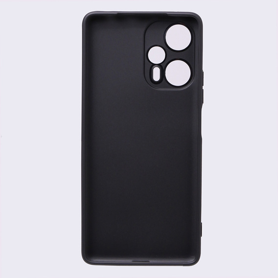 Obal na mobil pre Xiaomi Poco F5, Silicone Lite, čierne
