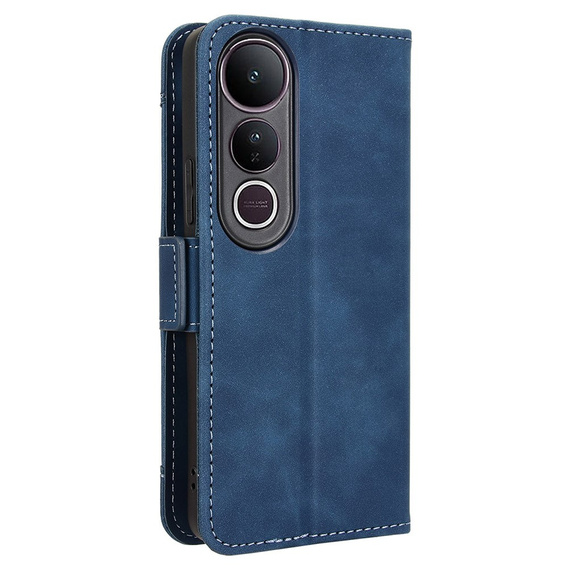 Klapkové puzdro pre Vivo V50 Lite 4G / 5G, Card Slot, tmavomodré