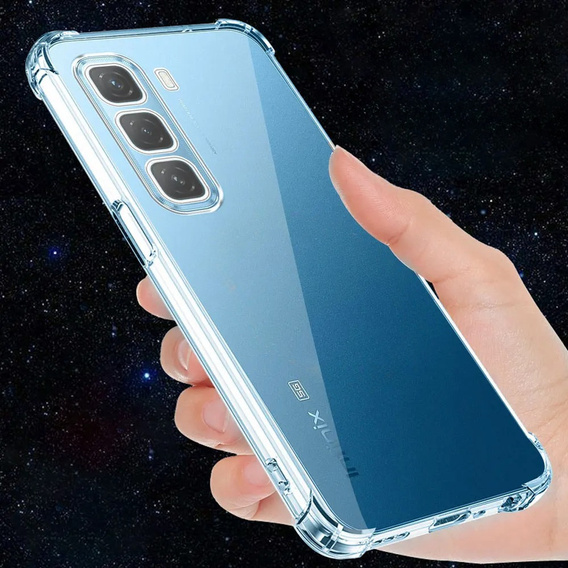 Obal na mobil pre Infinix Hot 50 Pro+ 4G, Dropproof, priehľadné
