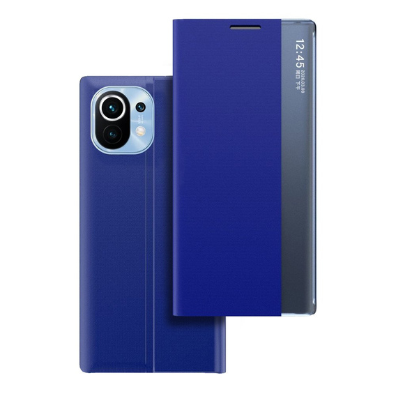 Flipové puzdro pre Xiaomi Mi 11, Side View, modré