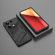 Puzdro pre Xiaomi Redmi Note 13 Pro 4G / Xiaomi Redmi Note 14S / Xiaomi Poco M6 Pro 4G, Military kickstand, čierne