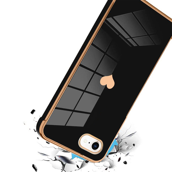 Obal na mobil pre iPhone 7/8/SE 2020/SE 2022, Electro heart, čierne