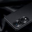Kožené puzdro pre Honor 70 5G, leather hybrid, čierne