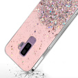 Obal na mobil pre Samsung Galaxy S9+ Plus, Glittery, ružové