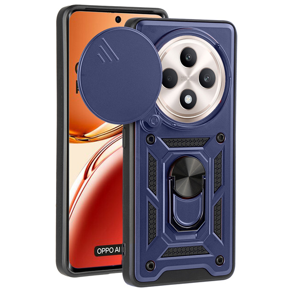 Obal na mobil pre Oppo Reno 12FS / Oppo Reno 12F, CamShield Slide, modré